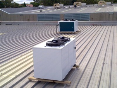 Cool room condensing units with duty and stand by setup