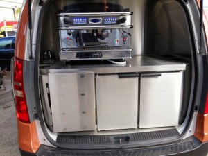 Coffee Machine - Rear Fridge with pull out draws 3